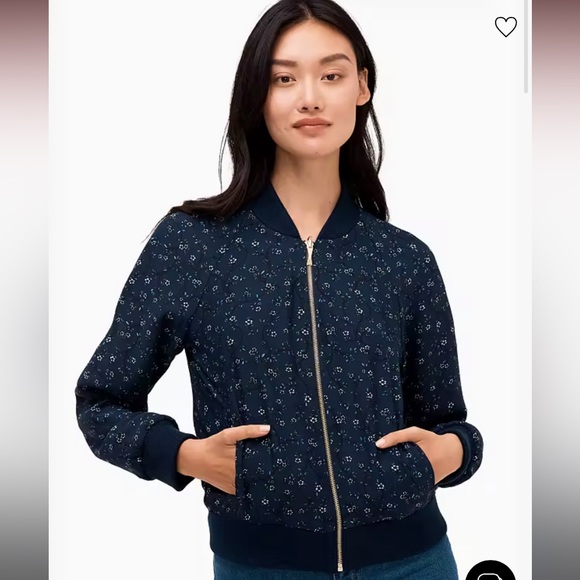 kate spade Jackets & Blazers - Kate Spade Out West Wild Roses Reversible Bomber Jacket